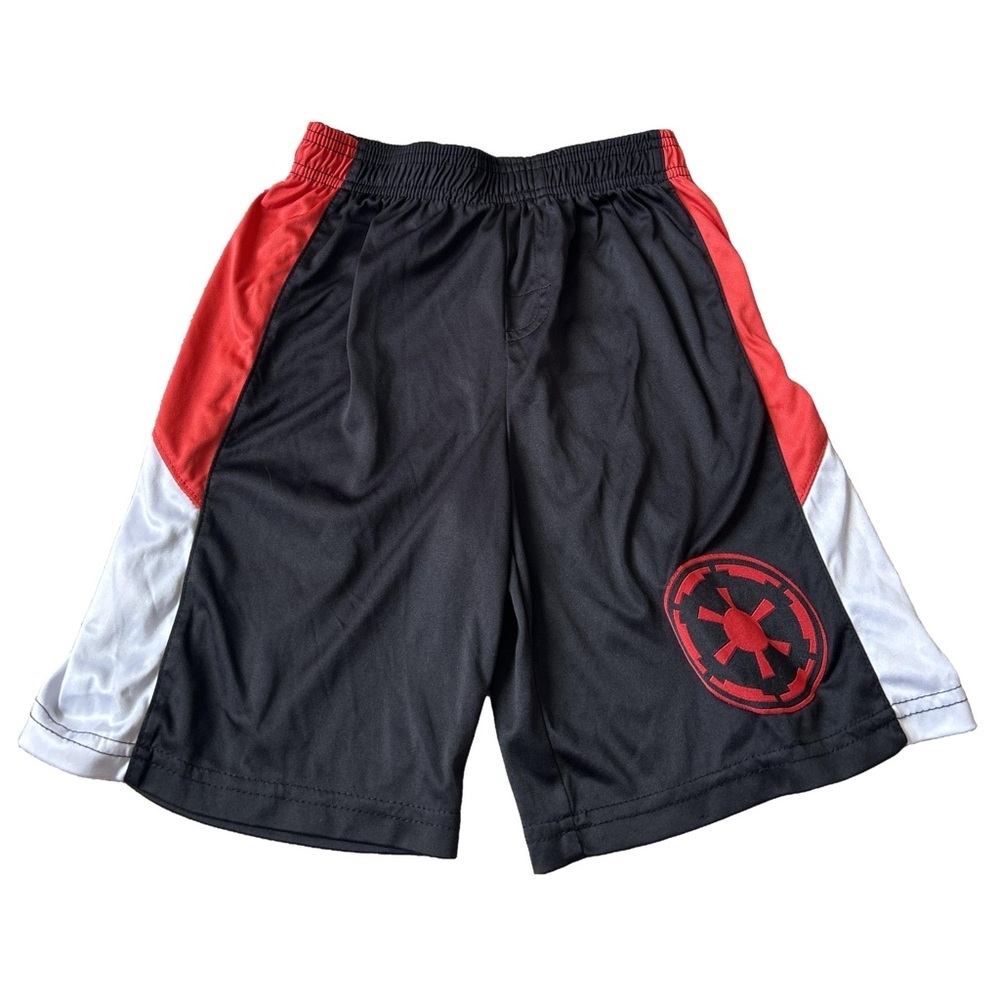 Star Wars Grey, White and Red Shorts Boys Size 6x
